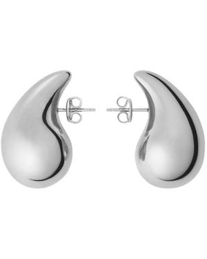 Bottega Veneta Small Drop Earrings - Metallic