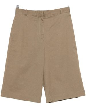 The Row Concealed-closure Shorts - Natural