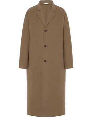 The Row Moliere Coat In Wool - Natural