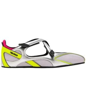 The Attico Floor 01 Sneakerinas - Green
