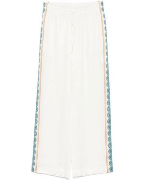 CASABLANCA Greco Wave Pants - White