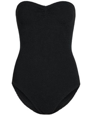 Hunza G Brooke Crinkled Swimsuit - Black