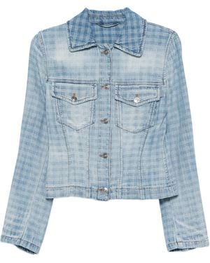 Ermanno Scervino Check Pocket Jacket - Blue