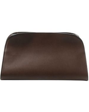 The Row Peggy Clutch - Brown
