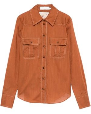 Zimmermann Chest-pocket Shirt - Orange