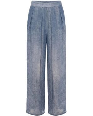 Ermanno Scervino Straight Trousers - Blue