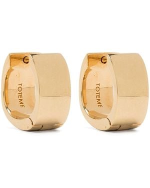 TOTEME Signature Hoops - Natural