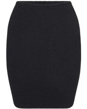 Hunza G Mini Skirt - Blue