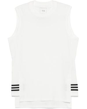 Y-3 M Tank - White