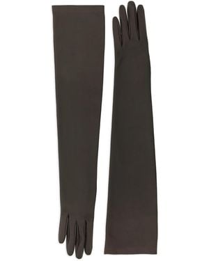 The Row Simon Lamb-skin Gloves - Black