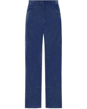 The Row Tarley Straight-Leg Trousers - Blue