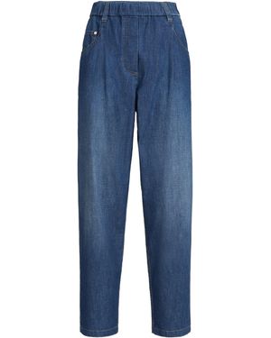 Brunello Cucinelli Denim Cotton Jeans - Blue