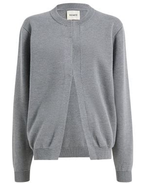 KHAITE Cooper Cardigan - Grey