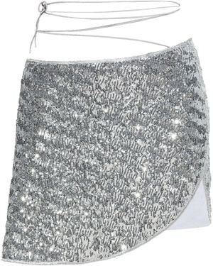 Oséree Sequinned Beach Cover-up - Gray