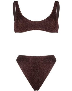 Oséree Lumiere Shimmer Bikini Set - Purple
