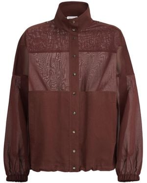 Brunello Cucinelli Light Cotton Jacket - Brown