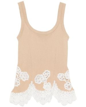 Ermanno Scervino Lace Vest - White