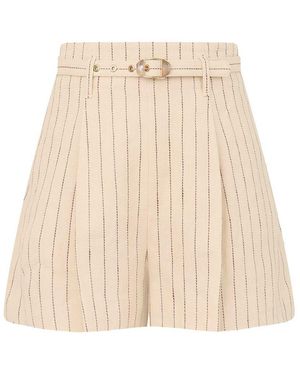 Zimmermann Rebellion Pinstripe Short - Natural