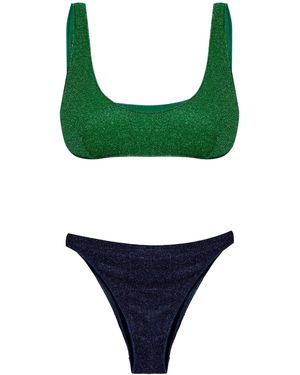 Oséree Bikini Lamé - Green