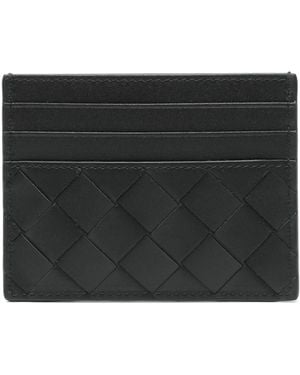 Bottega Veneta Intrecciato Card Holder - Black