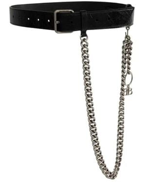Balenciaga Monaco Chain Belt - Black