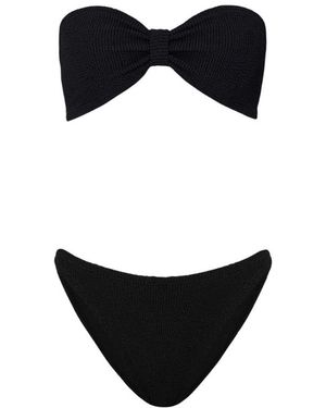 Hunza G Coverage Jean Bikini - Black