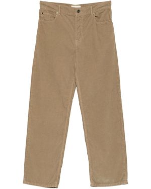 The Row Rossen Corduroy Chino Trousers - Natural
