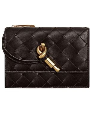 Bottega Veneta Andiamo Zipped Card Case - White