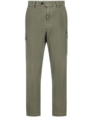 Brunello Cucinelli Flap-pocket Cargo Trousers - Green