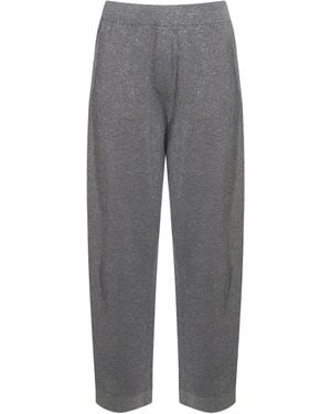 Brunello Cucinelli Cotton Trousers - Grey