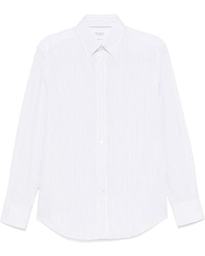 Brunello Cucinelli Striped Shirt - White