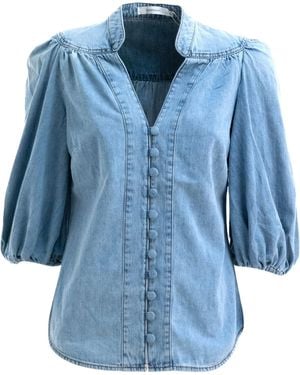 Zimmermann Denim Blouse - Blue