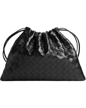 Bottega Veneta Dustbag Clutch Bag - Black