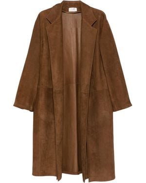 The Row Serenis Panelled-split Coat - Brown