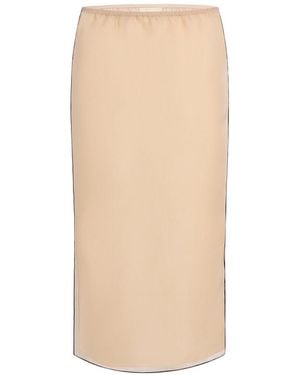 KHAITE Syndi Skirt - White