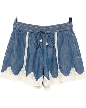 Zimmermann Awaken Shorts - Blue