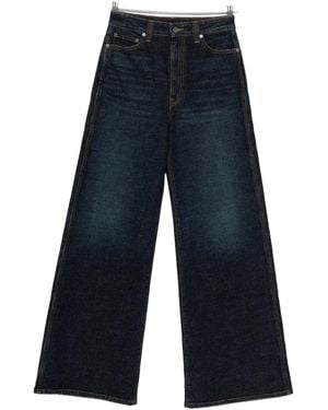KHAITE Dane Wide-leg Jeans - Blue