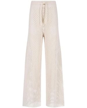 Golden Goose Crochet Trousers - White
