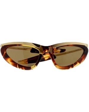 Bottega Veneta Prisma Cat Eye Sunglasses - Brown