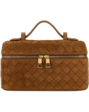 Bottega Veneta Bang Bang Small Woven Shoulder Bag - Brown