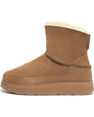 Fitflop Gen-Ff Mini Double-Faced Shearling Boots - Brown