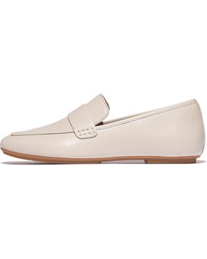 Fitflop Women Delicato Soft Leather Loafers, Markdown - White