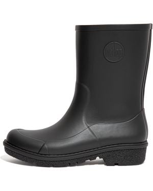 Fitflop Wonderwelly Short Wellington Boots - Black