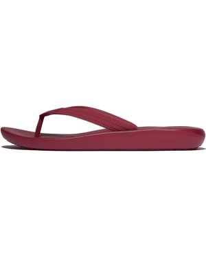 Fitflop Iqushion Textured-Strap Flip-Flops