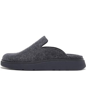 Fitflop Women Gen-ff E01 Felt Mules Felt Polyester - Blue