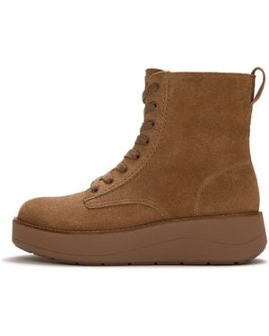 Fitflop Gen-Ff Roam Suede Boots, Terracotta, Size: Uk - Brown