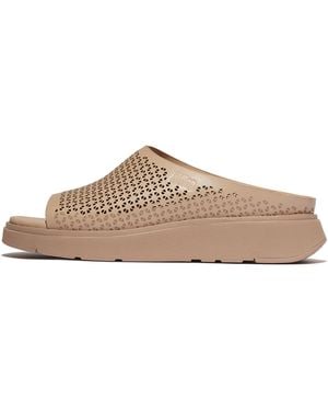 Fitflop Women Gen-ff Perf Leather Slides, Markdown - Brown