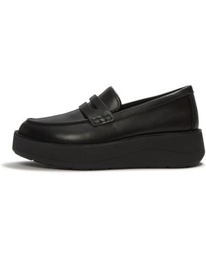 Fitflop Gen-Ff Roam Leather Loafers, Size: Uk - Black