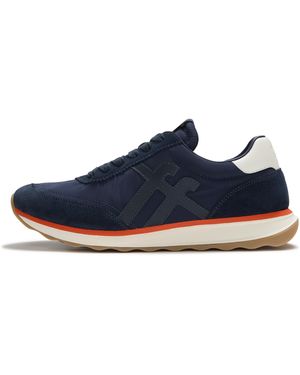 Fitflop Retro-Q Ff Nylon Trainers Polyester/Pu/Suede, Midnight, Size: Uk - Blue