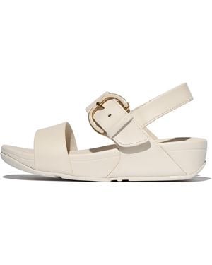 Fitflop Women Lulu Resin-buckle Leather Back-strap Sandals, Markdown - White
